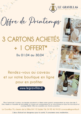 Offre de Printemps : Le Gravillas c�l�bre le retour des beaux jours
