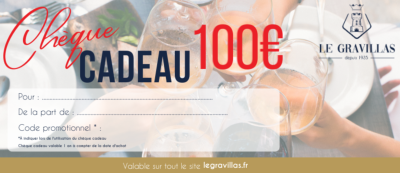 Chèque cadeau 100€