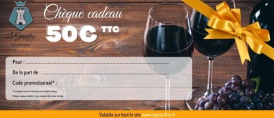 Chèque cadeau 50€